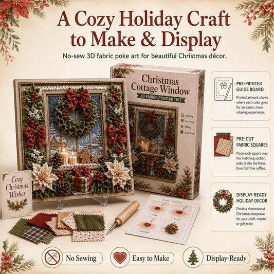 🎄 3D Christmas Poke Art Kit