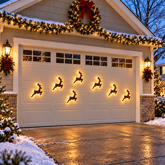 🎄 LED Christmas Wall Decorations ✨ Festive Holiday Lights