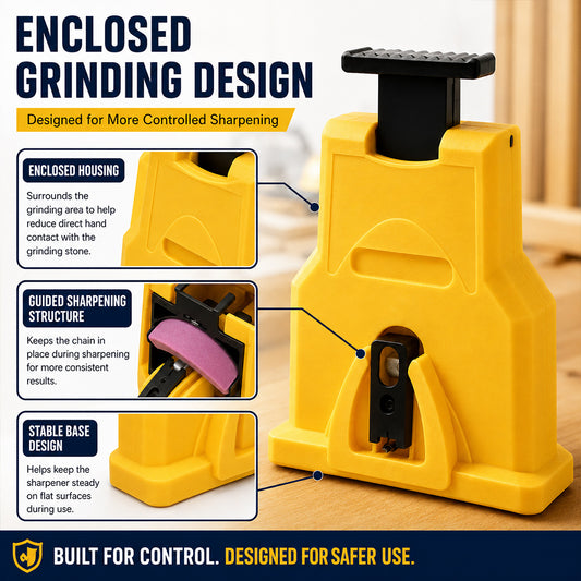 Portable Chainsaw Sharpener – Fast, Power-Free Sharpening