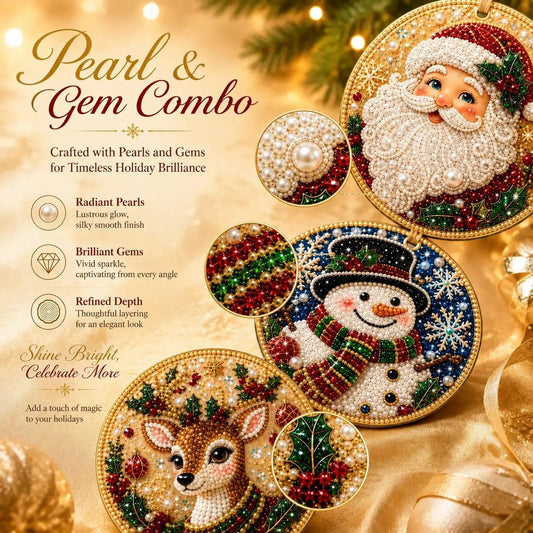 🎄Christmas DIY Diamond Painting Ornaments Kit, Xmas Tree Hanging Pendant🎁