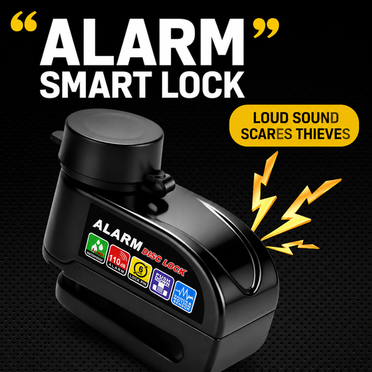 50% OFF Today | Heavy-Duty Waterproof Disc Brake Lock with 110dB Alarm