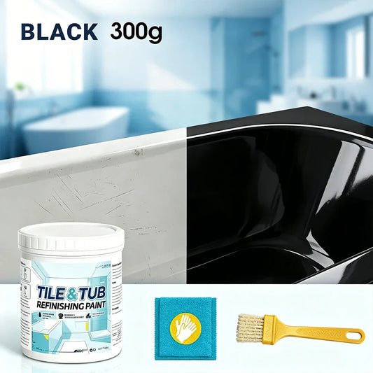 🥳Hot Sale Tile Tub Refinishing Paint Kit Covers Stains Cracks Easy DIY