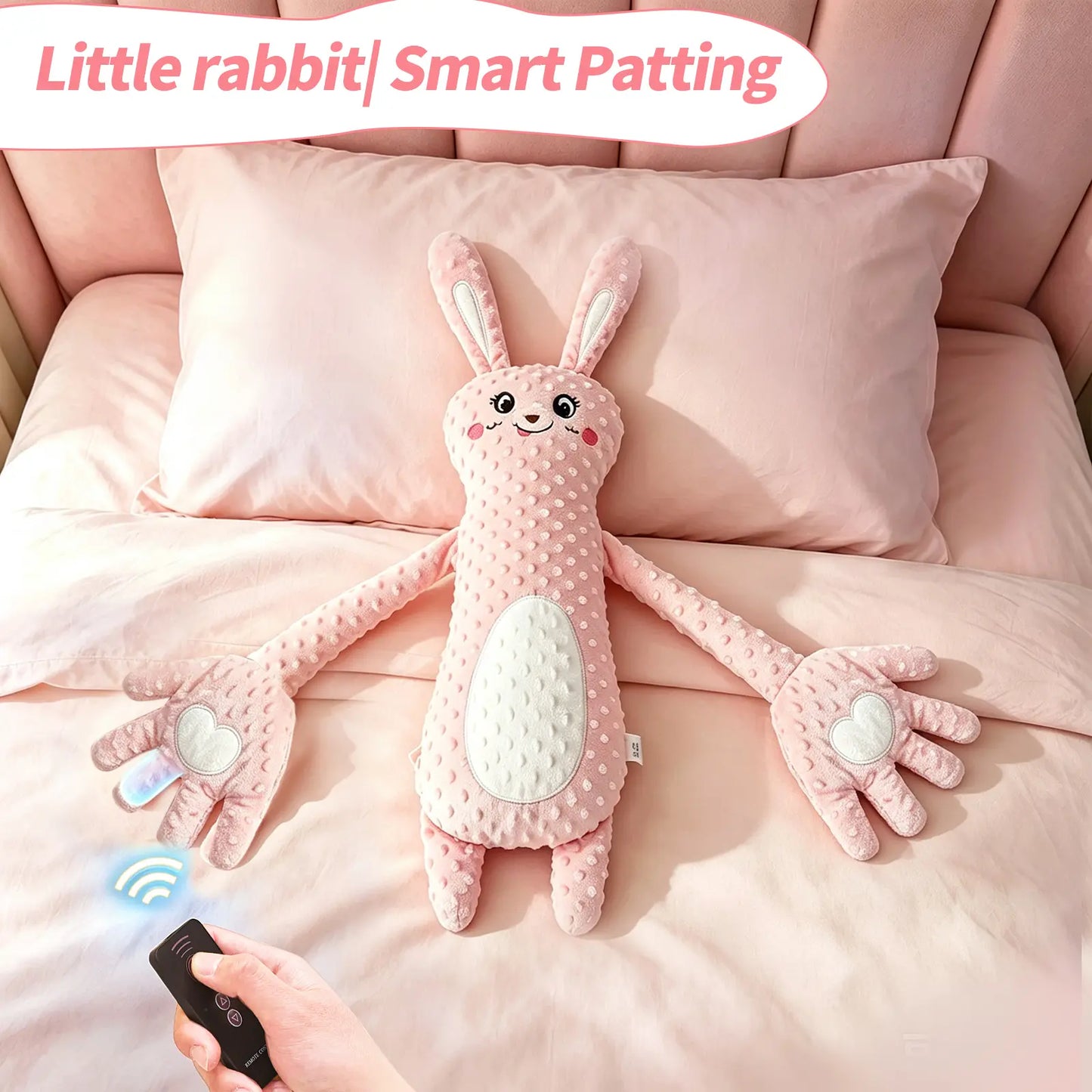 Soothing Giraffe Plush Toy, 3‑Speed Adjustable Patting Modes, Ultra‑Soft Skin‑Friendly Large Plush Companion