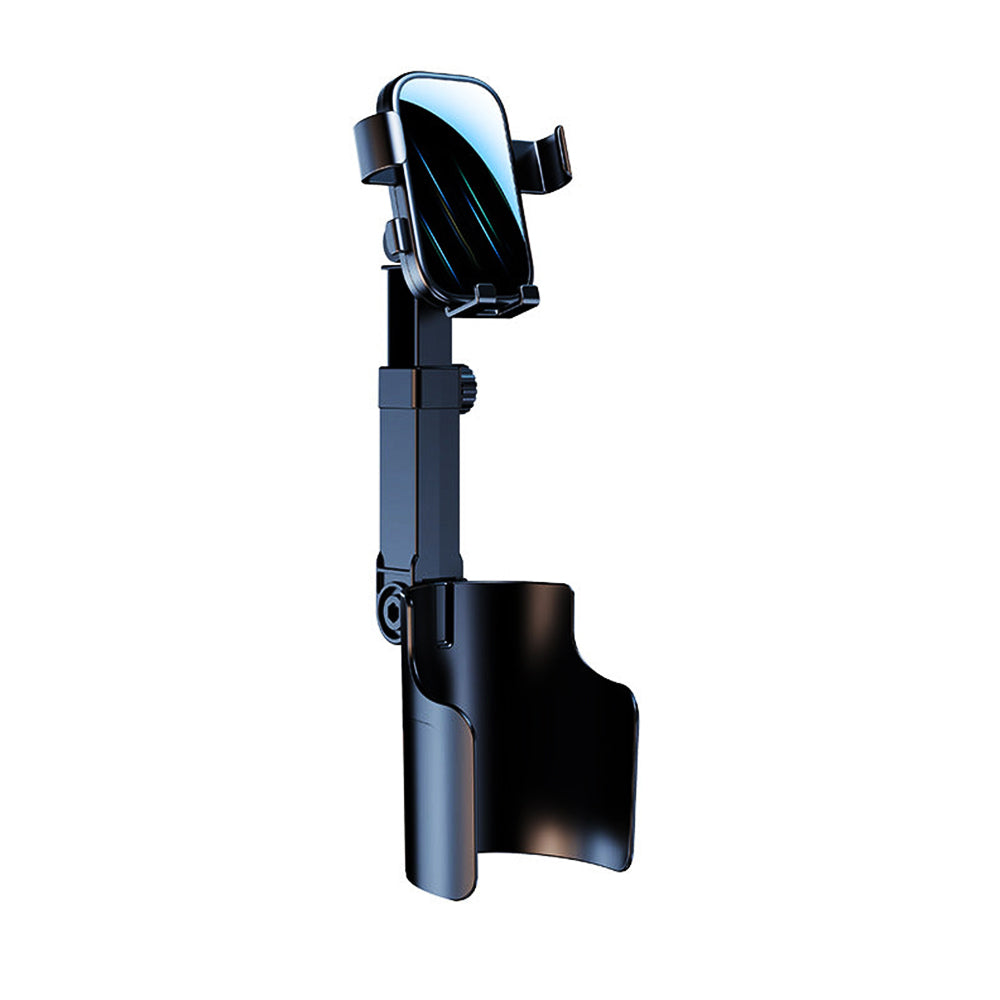 Car Cup Holder Phone Mount – 360° Adjustable, Strong N52 Magnet, One-Hand Operation, Fits All Phones