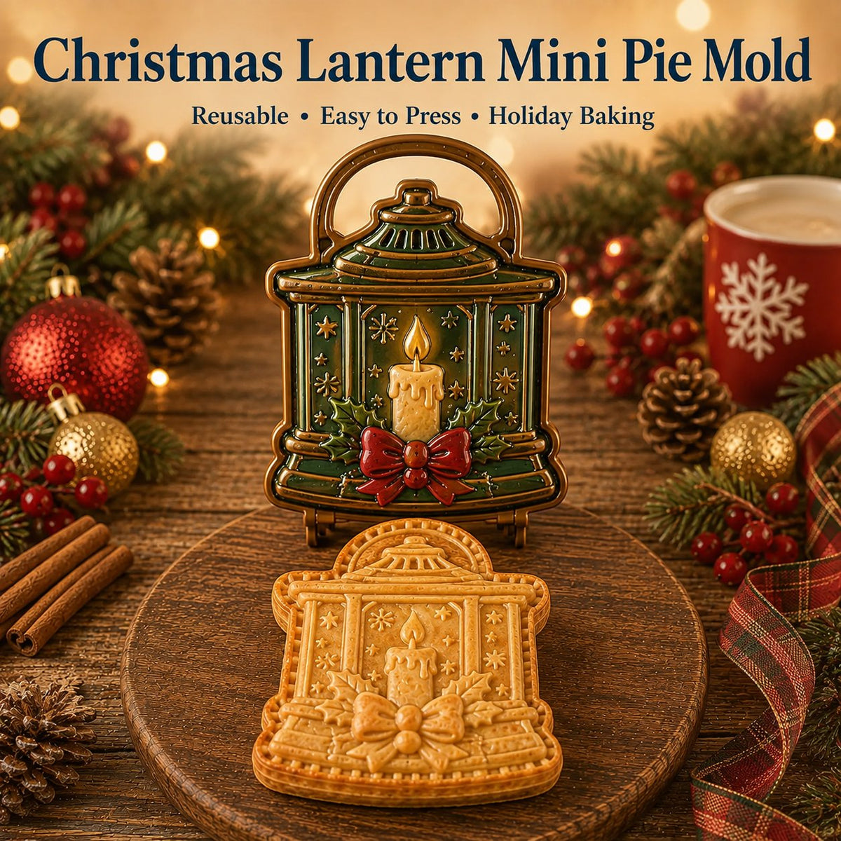 ๐16-Design Christmas Mini Pie Mold Collection ๐ฅง