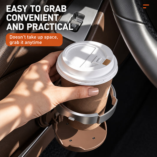🚗 Universal Foldable Car Cup Holder — Turn Unused Car Space Into Extra Storage
