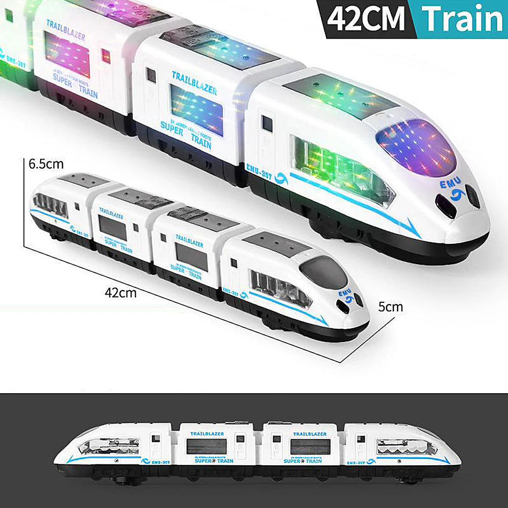 Electric Bullet Train Toy with Lights & Music