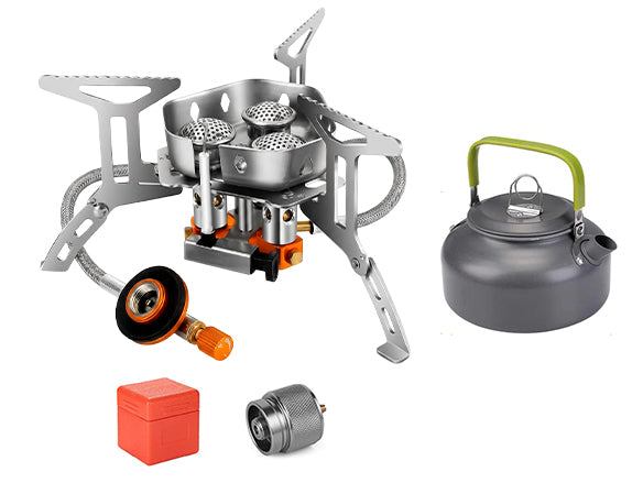 5800W Camping Gas Burner – Powerful, Windproof & Instant Ignition