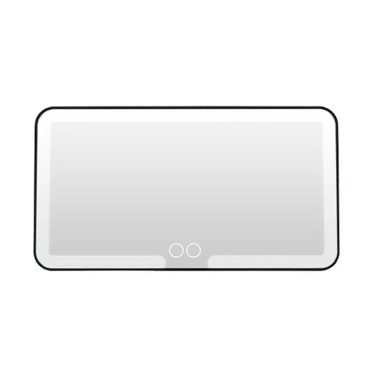 Car Sun Visor Makeup Mirror, LED Touch Screen Adjustable Brightness Auto Interior Makeup HD Mirror