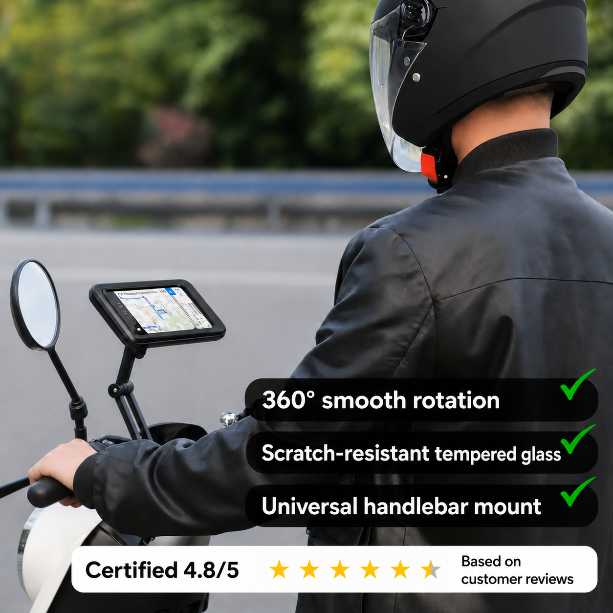 Anti-vibratie smartphonehouder