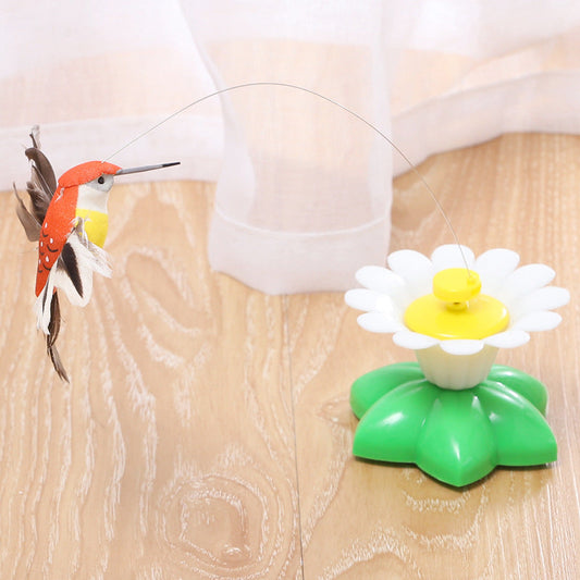 Electric bird teasing cat toy