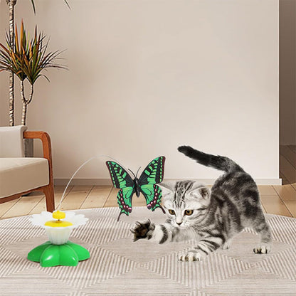 Electric bird teasing cat toy