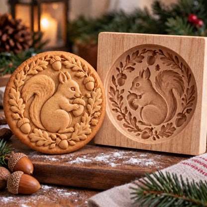 🌲🦊 Woodland Animal Cookie Mold