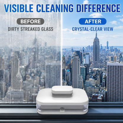 6-in-1 magnetic window cleaner: dual action, total safety, flawless results from the very first pass 🧲