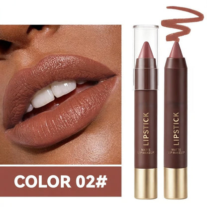 6pcs/set Long-lasting Matte Brown Lipstick 💄