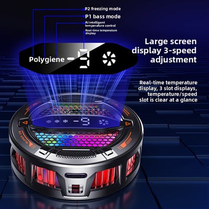 Phone Magnetic Semiconductor Heat Sink Smart Temperature Control Cooler