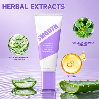 Pain-Free Bikini Hair Removal Cream, Hypoallergenic for Sensitive Skin