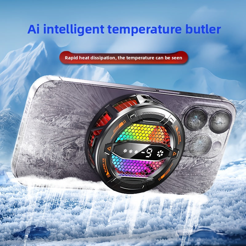 Phone Magnetic Semiconductor Heat Sink Smart Temperature Control Cooler