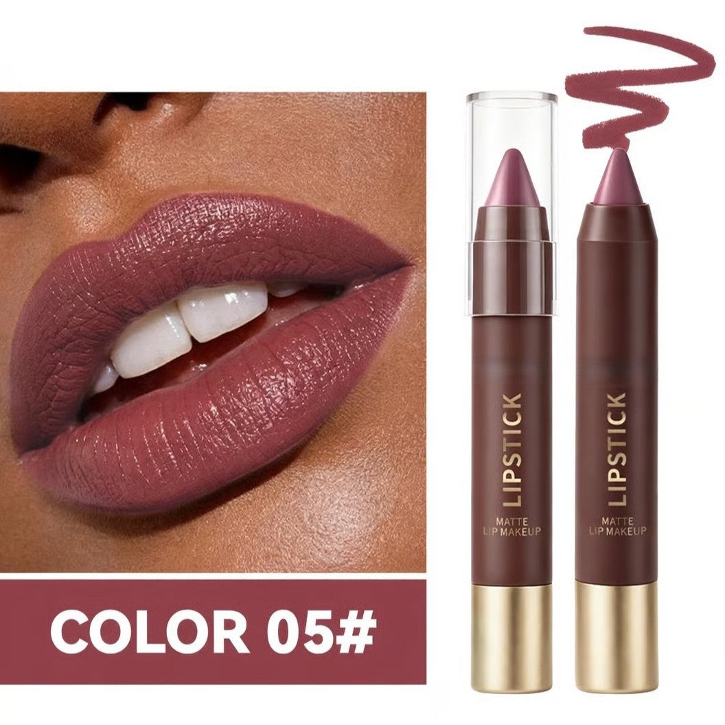 6pcs/set Long-lasting Matte Brown Lipstick 💄