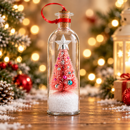 🎄 The Christmas Keepsake Bottle | Festive Holiday Decor & Heartfelt Gift