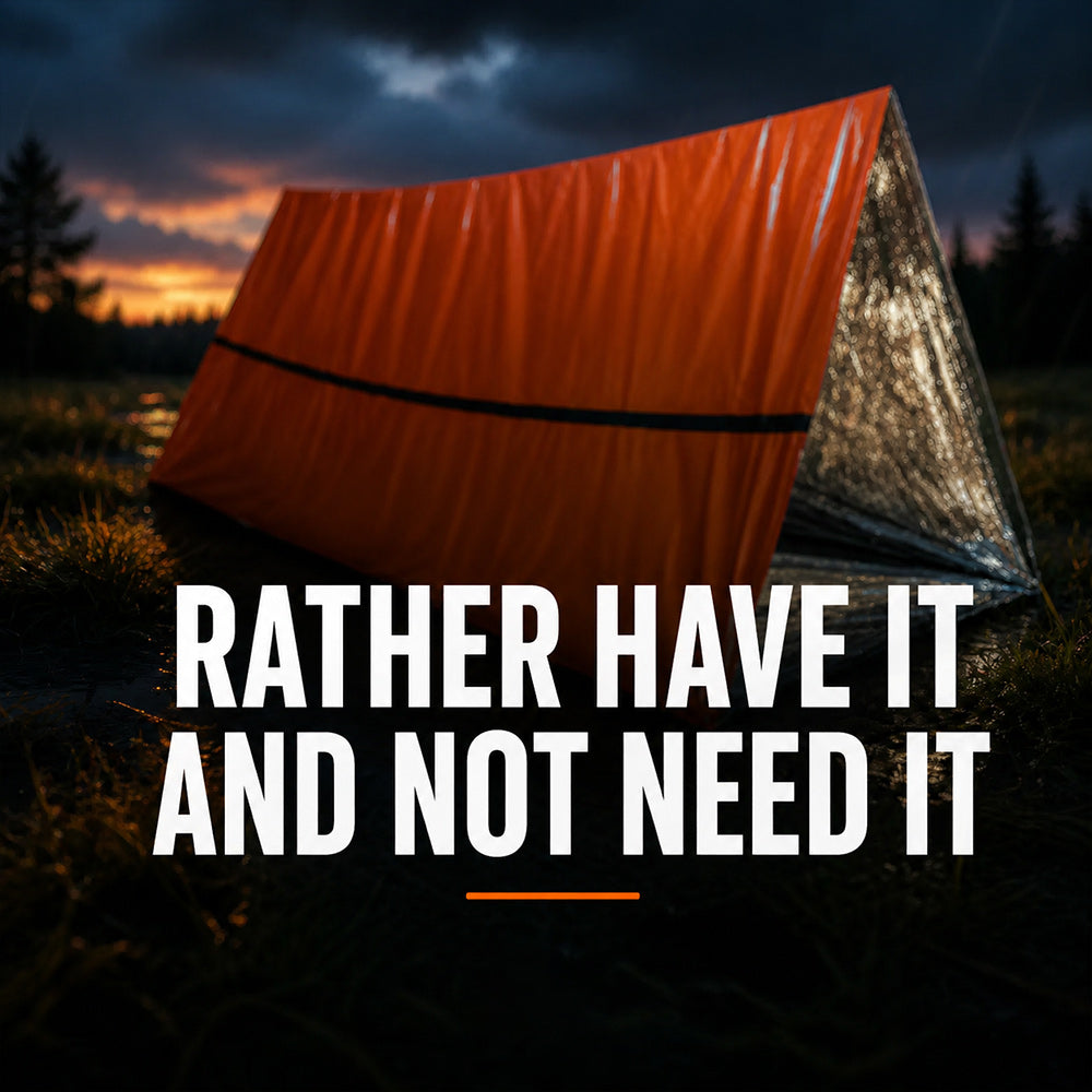QuickShelter - 2 Person Emergency Tent ⚠️🏕️