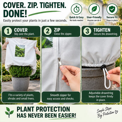 ❄️ Frost Protection Plant Cover – Reusable & Breathable