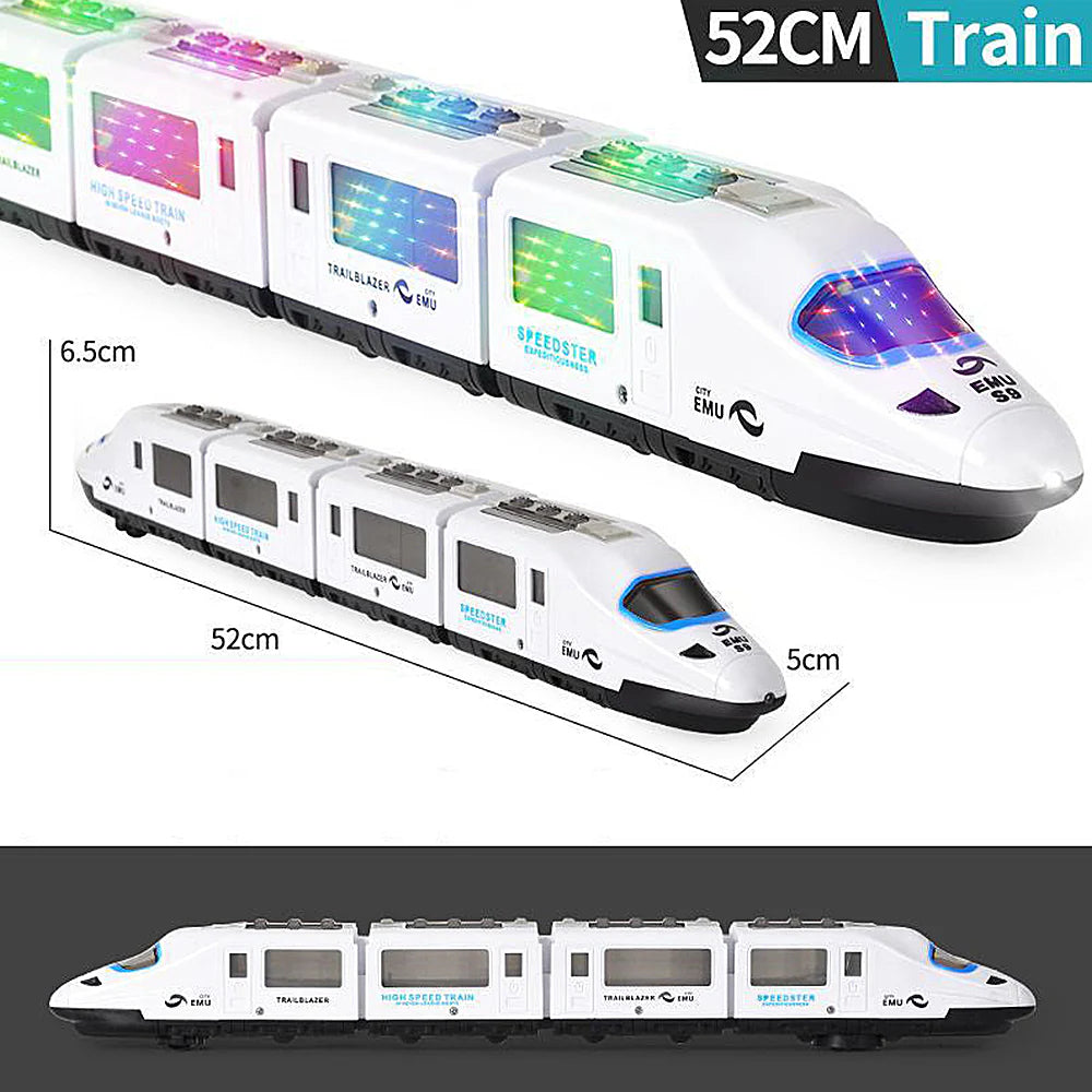 Electric Bullet Train Toy with Lights & Music