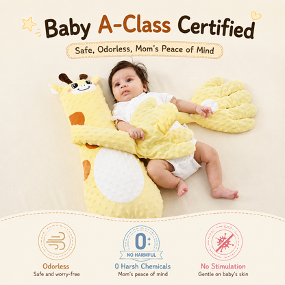 Soothing Giraffe Plush Toy, 3‑Speed Adjustable Patting Modes, Ultra‑Soft Skin‑Friendly Large Plush Companion