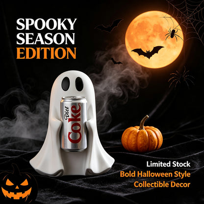 Halloween Ghost Home Decor – Cute Spooky Ghost Figurine for Tabletop, Shelf & Fireplace