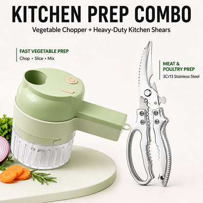 4-in-1 Electric Handheld Food Processor & Chopper 🥗✨