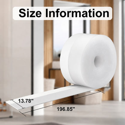 🚪 Door Weather Stripping | 🏠 Self-Adhesive Draft Stopper – 13.78" × 196.85"