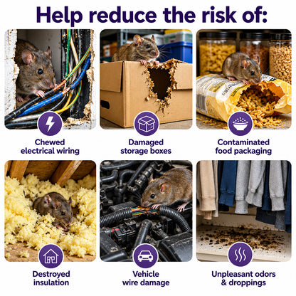 🐭 All-Natural Peppermint & Cinnamon Pest & Rodent Repellent Pucks 🕷️🐍