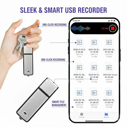32GB USB Voice Recorder