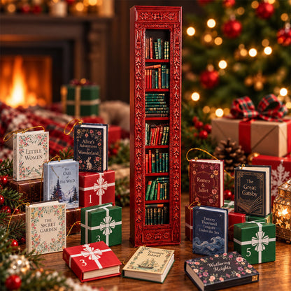 🎄 25-Day Mini Book Christmas Advent Calendar