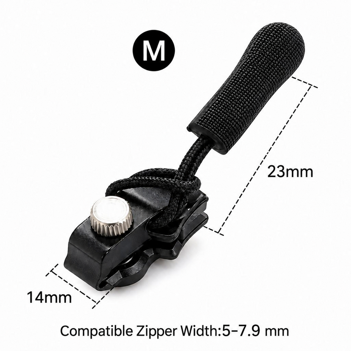 Zipper Slider 5Pcs 🧰 | Instant No-Sew Zipper Repair Replacement