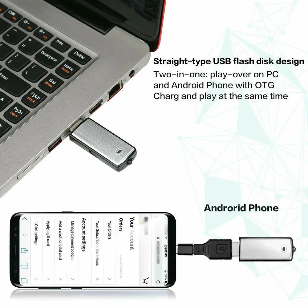 32GB USB Voice Recorder