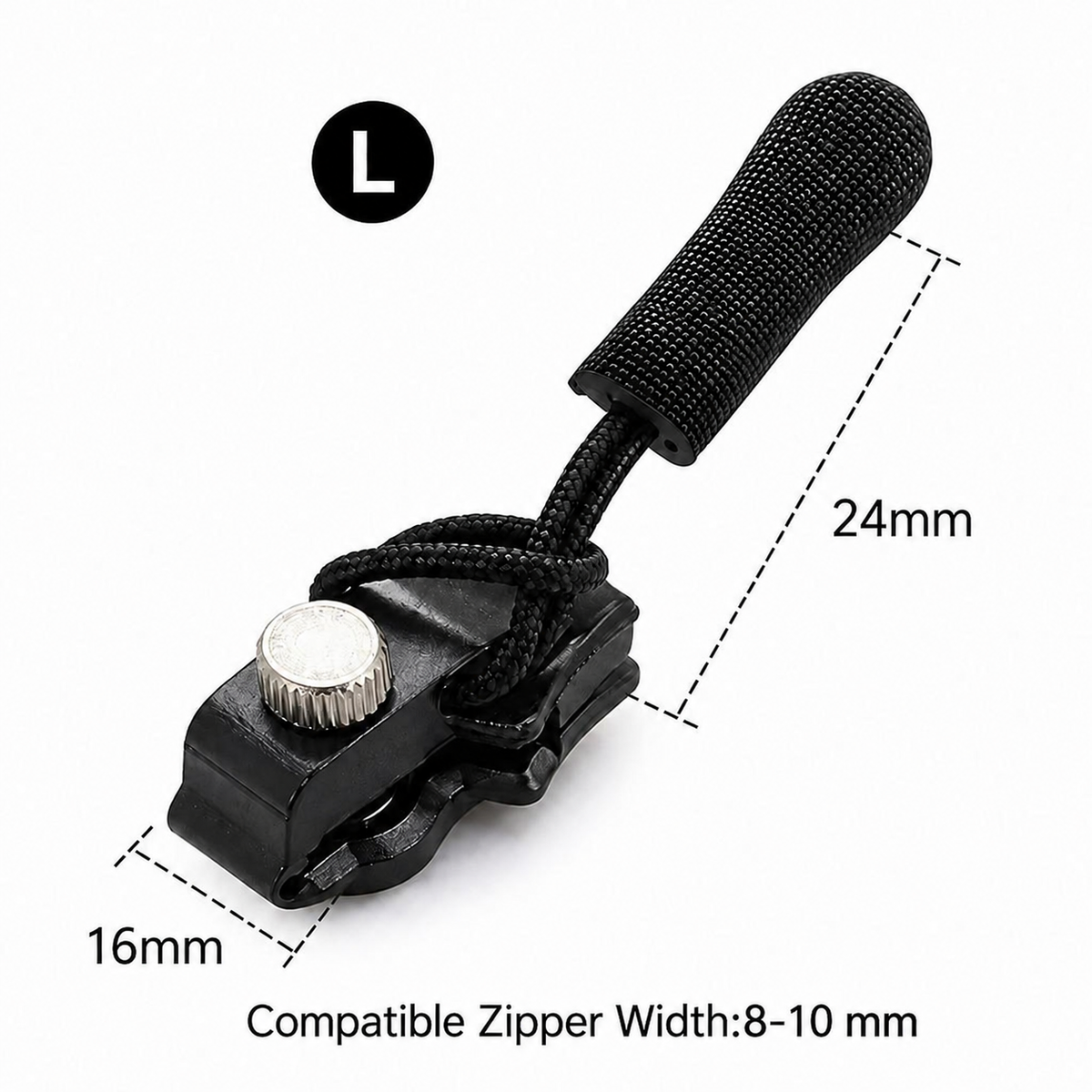 Zipper Slider 5Pcs 🧰 | Instant No-Sew Zipper Repair Replacement