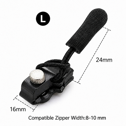 Zipper Slider 5Pcs 🧰 | Instant No-Sew Zipper Repair Replacement