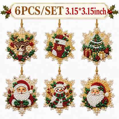 🎄Christmas DIY Diamond Painting Ornaments Kit, Xmas Tree Hanging Pendant🎁
