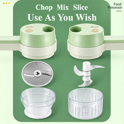 4-in-1 Electric Handheld Food Processor & Chopper 🥗✨