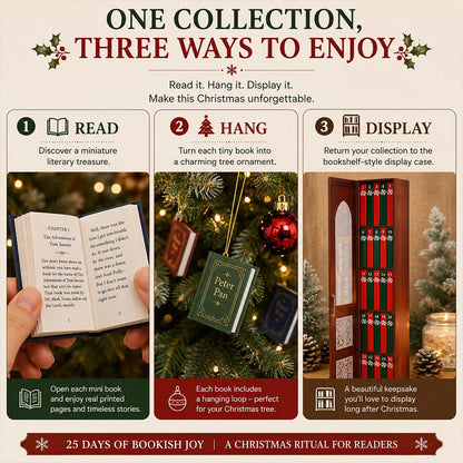 🎄 25-Day Mini Book Christmas Advent Calendar