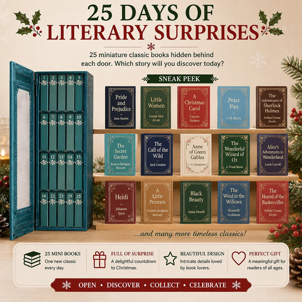 🎄 25-Day Mini Book Christmas Advent Calendar