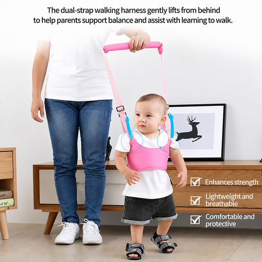 Baby Walking Harness Breathable Toddler Learning to Walk Safety Harness & Anti-Fall Support