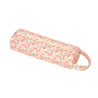Quilted Multi-Purpose Bag, Portable Zipper Makeup Pouch with Handle 🧺