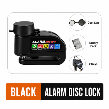 50% OFF Today | Heavy-Duty Waterproof Disc Brake Lock with 110dB Alarm