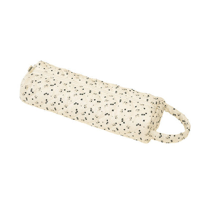 Quilted Multi-Purpose Bag, Portable Zipper Makeup Pouch with Handle 🧺