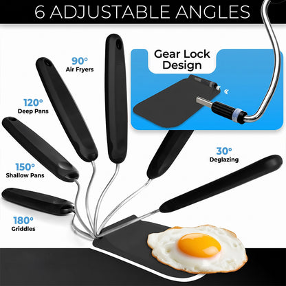 🍳 6-Position Kitchen Spatula