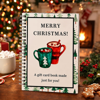 🎁 DIY Christmas Gift Card Book – Personalized Spiral Bound Card Holder for Family & Friends ✨