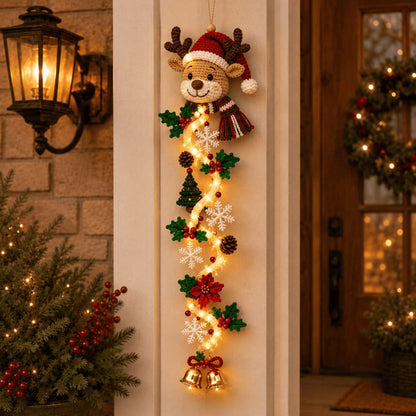 🎄 Lighted Christmas Door Hanger