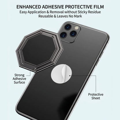 📱 360° Rotating Phone Ring Holder – Metal Finger Grip & Foldable Kickstand